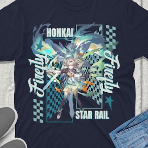 Firefly Honkai Star Rail T-Shirt Vintage Streetwear anime Apparel fanmerch hsr Merchandise Perfect for Gamers Anime Fan gift gamer shirt