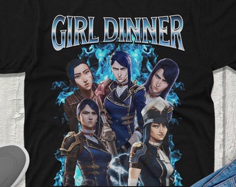 Caitlyn Arcane T-Shirt Unisex Vintage Streetwear League of Legends Shirt Anime Apparel fanmerch lol Merchandise League of Legends Fan gift