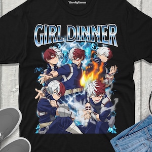 Shoto Todoroki My Hero Academia TShirt Unisex Vintage Streetwear MHA Shirt Anime Apparel fanmerch MHA Merchandise Perfect Anime Gift for Him