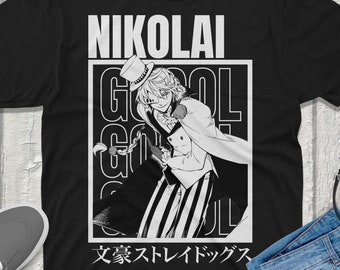 Nikolai Bungou Stray Dogs T-Shirt Anime Vintage Streetwear Premium Quality Apparel Featuring Your Favorite Characters Perfect for Anime Fans