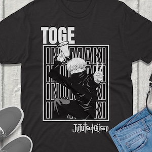 Toge Inumaki Jujutsu Kaisen T-Shirt Vintage Streetwear Premium Quality Apparel Featuring Your Favorite Characters! Perfect for Anime Fans!
