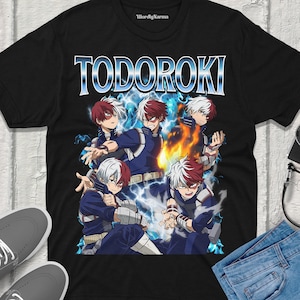 Shoto Todoroki My Hero Academia TShirt Unisex Vintage Streetwear MHA Shirt Anime Apparel fanmerch MHA Merchandise Perfect Anime Gift