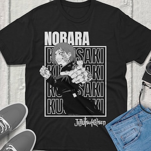 Nobara Kugisaki Jujutsu Kaisen T-Shirt Vintage Streetwear Premium Quality Apparel Featuring Your Favorite Characters Perfect for Anime Fans