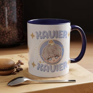 Xavier Love and Deepspace Accent Coffee Mug Otome videogame Anime mug Perfect Anime Gift Lads High-Quality Merchandise