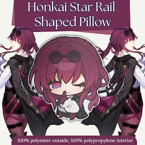 Kafka Honkai Star Rail Shaped Pillow Cute Anime Pillow Plushie: Adorable & Comfortable Featuring your Favorite Characters!