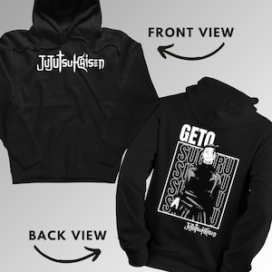 Geto Suguru Jujutsu Kaisen Hoodie Anime Sweatshirt Trendy Manga Clothing JJK Merchandise Unisex Casual Wear