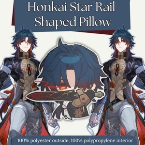 Blade Honkai Star Rail Shaped Pillow Cute Anime Pillow Plushie: Adorable & Comfortable Featuring your Favorite Characters!