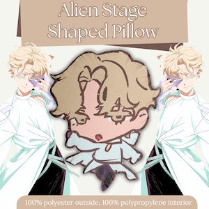 Luka Alien Stage Plushie Shaped Pillow ALNST Merchandise Cute anime Plushie Adorable & Comfortable Featuring your Favorite Characters!