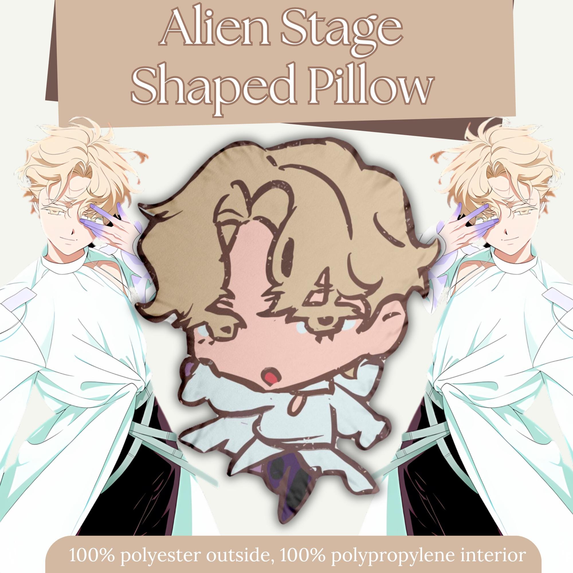 Luka Alien Stage Plushie Shaped Pillow ALNST Merchandise Cute anime Plushie Adorable & Comfortable Featuring your Favorite Characters!
