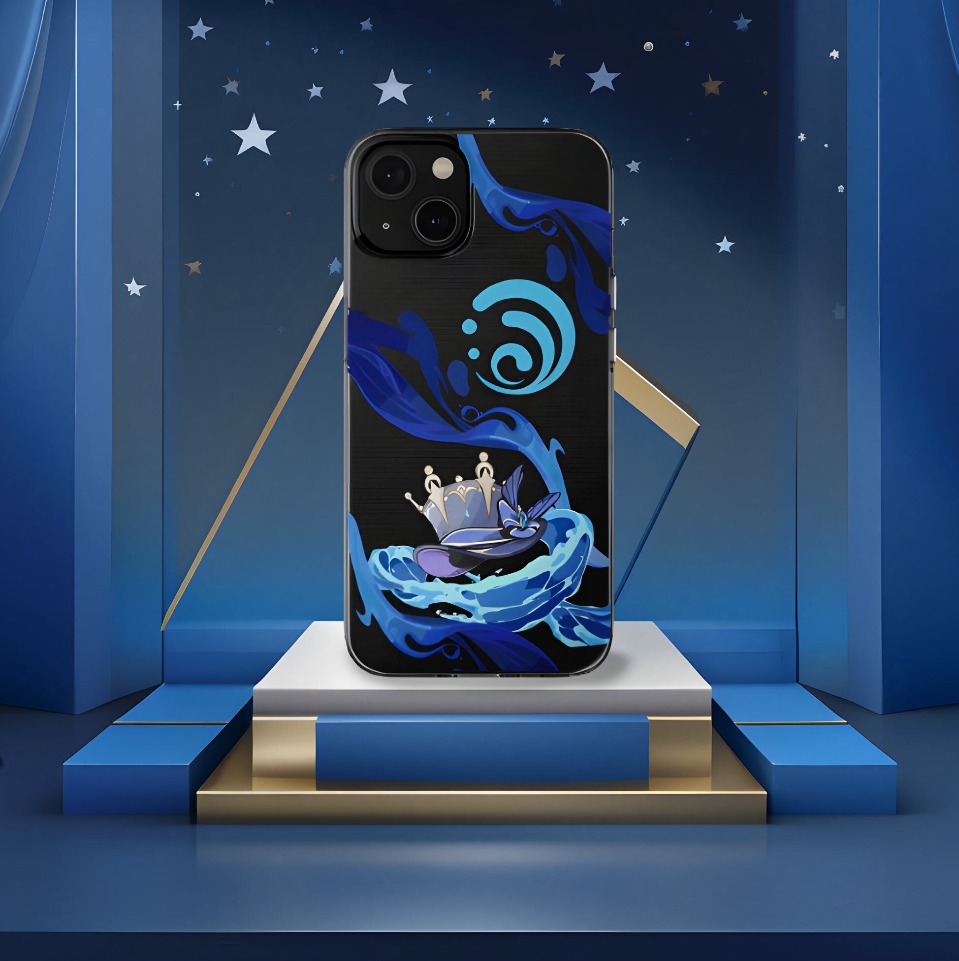 Genshin Impact Furina Phone Case Aesthetic Design iPhone 15 & Samsung