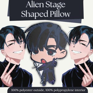 Ivan Alien Stage Plushie Shaped Pillow ALNST Merchandise Cute anime Plushie Adorable & Comfortable Featuring your Favorite Characters!