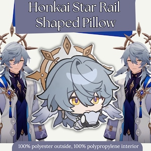 Sunday Honkai Star Rail Shaped Pillow Cute Anime Pillow Plushie: Adorable & Comfortable Featuring your Favorite Characters!