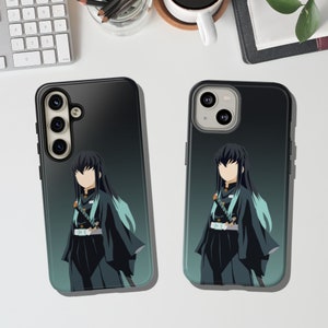 Muichiro Tokito kimetsu no yaiba Demon Slayer tough Phone Case (iPhone 15, Google pixel 8, Samsung S24)Perfect for Fans & Anime Enthusiasts