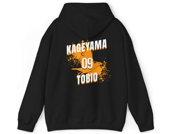 Hooded Sweatshirt Haikyuu Hoodie Kageyama Tobio Kageyama Haikyuu
