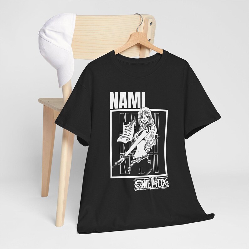 Nami One Piece Tshirt Anime Vintage Streetwear Premium Quality Apparel
