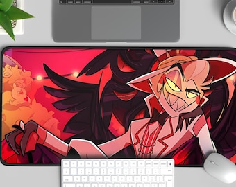 Hazbin Hotel- ALASTOR PLAYMAT/MOUSEPAD [~31 X 15