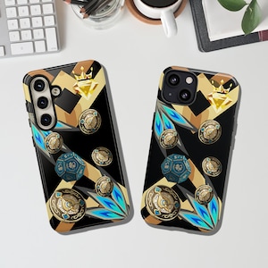 Aventurine Honkai Star Rail Tough Case aesthetic design for iPhone 16, Google pixel 9 Samsung S25 hsr fanmerch videogame star rail merch