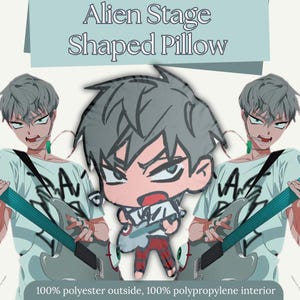 Till Alien Stage Plushie Shaped Pillow ALNST Merchandise Cute anime Plushie Adorable & Comfortable Featuring your Favorite Characters!