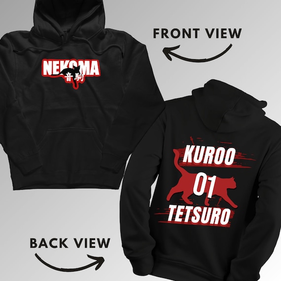 Tetsuro Kuroo Haikyuu Hoodie Ultimate Anime Fan Gear Anime Sweatshirt Trendy Manga Clothing Haikyuu Merchandise Unisex Casual Wear Etsy Canada