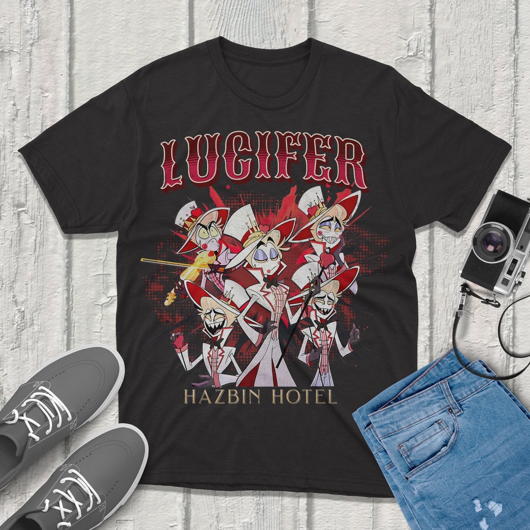 Hazbin Hotel Characters T-Shirt★Mens Shirt Helluva Boss Hazbin Hotel T-shirt, Men's and Women's Sizes