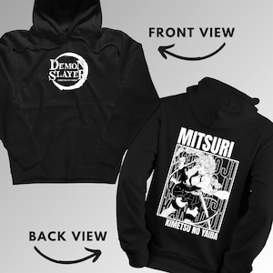 Mitsuri Kanroji Kimetsu no Yaiba Demon Slayer Hoodie Anime Sweatshirt Trendy Manga Clothing Anime Merchandise Unisex Casual Wear