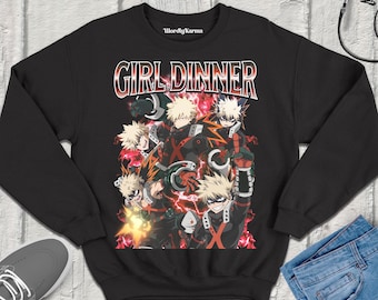 Felpa Katsuki Bakugo My Hero Academia Vintage Streetwear Anime