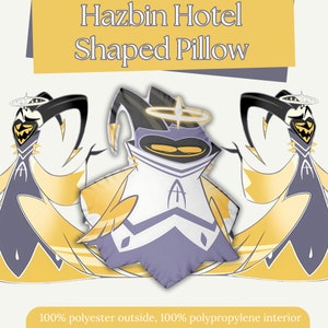 Adam Hazbin Hotel Character Shaped Pillow - shaped Plush Cushion - Unique Fan Art Gift - Cosplay Room Decor Cute Pillow