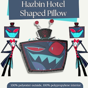Vox Hazbin Hotel Character Shaped Pillow - shaped Plush Cushion - Unique Fan Art Gift - Cosplay Room Decor Cute Pillow