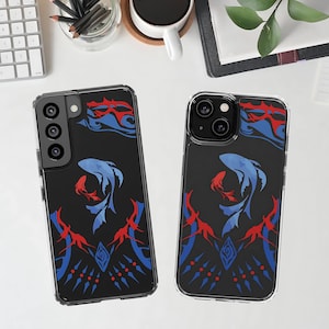 Rafayel Love and Deepspace Clear Phone Case iPhone 16 Samsung S24 Anime fanmerch otome videogame merch lads merchandise Protective Cover