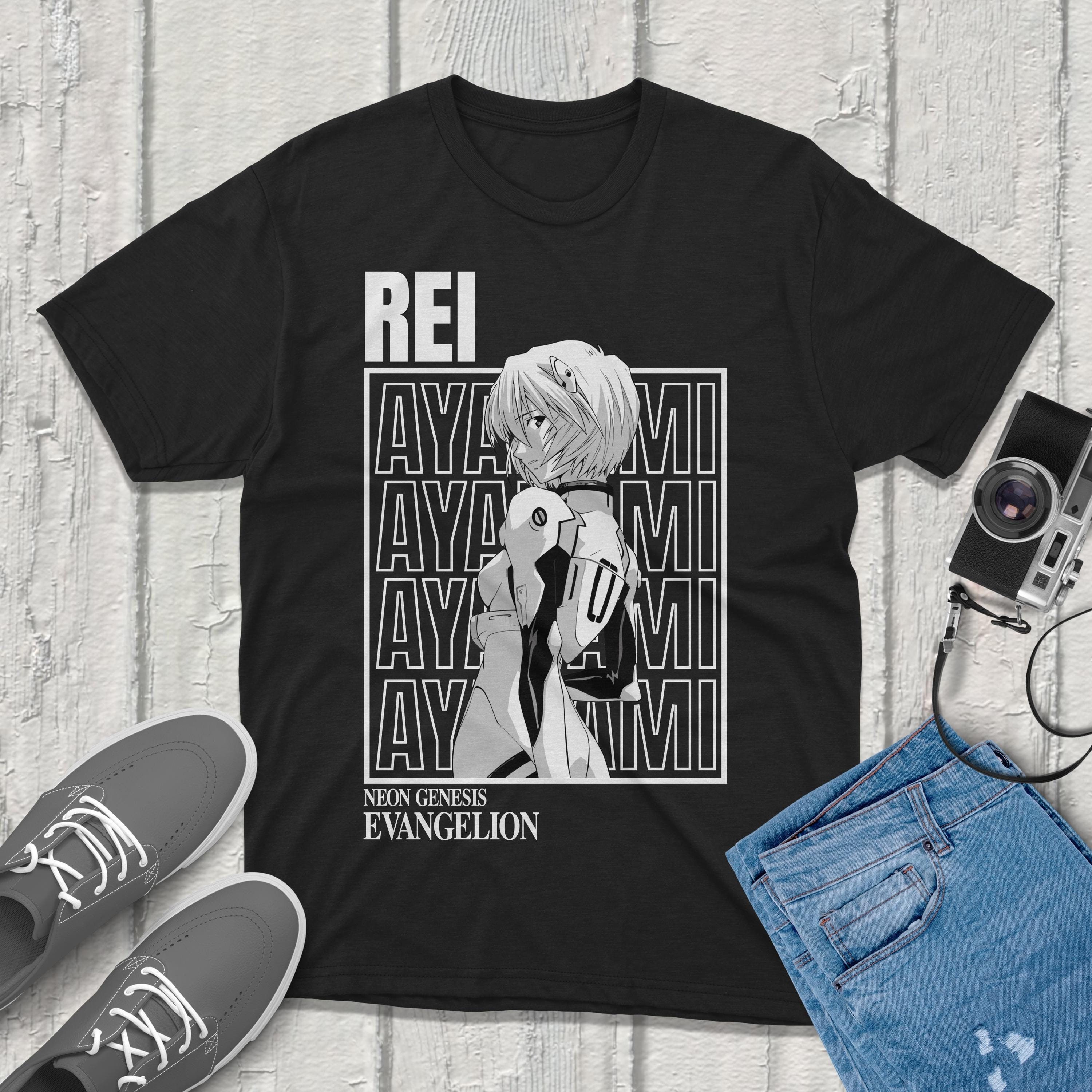 Rei Ayanami Neon Genesis Evangelion T-shirt Anime Graphic