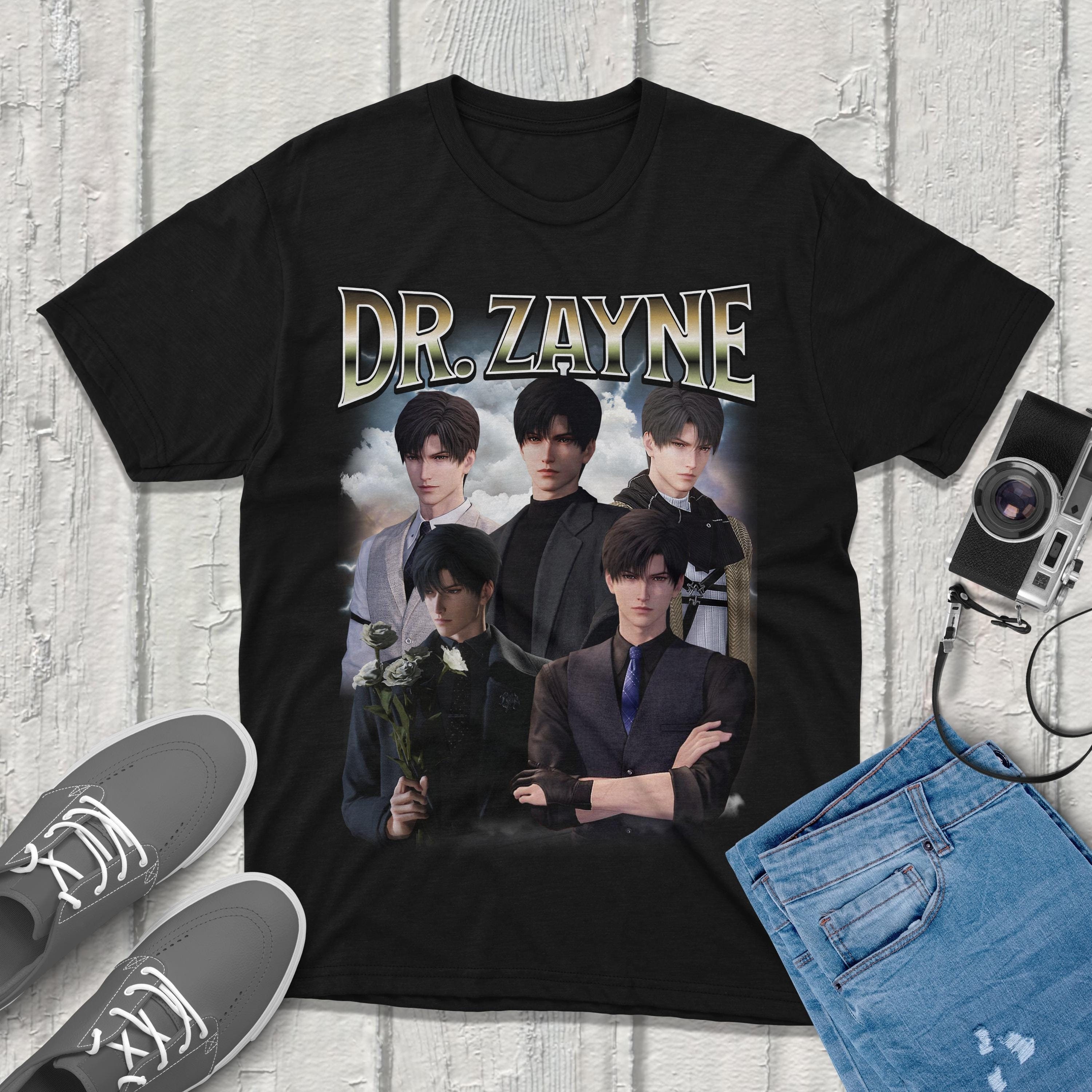 Zayne Love and Deepspace T-shirt Vintage Streetwear Premium