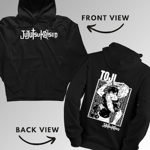 Toji Fushiguro Jujutsu Kaisen Hoodie Anime Sweatshirt Trendy Manga Clothing JJK Merchandise Unisex Casual Wear