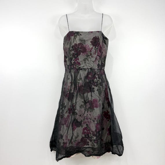 Laundry by Shelli Segal Dress Womens 8 Floral VTG Y2K Whimsigoth Fairy 100%  Silk - Etsy Israel