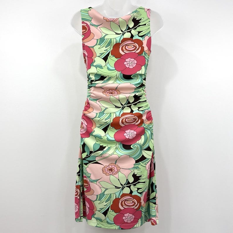 VTG Y2K BCBG Dress Womens XS Fairy Grunge Retro Feminine Whimsical Boho Stretch image 12