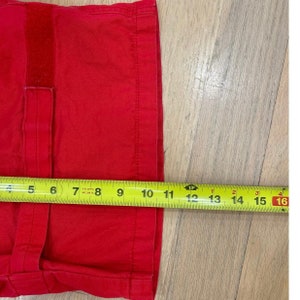 Men's Vintage Marithe Francois Girbaud Cargo Red Shuttle Shorts Relaxed 42 image 5
