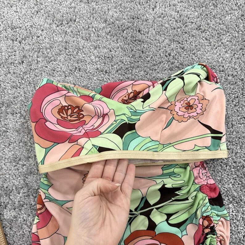 VTG Y2K BCBG Dress Womens XS Fairy Grunge Retro Feminine Whimsical Boho Stretch image 14