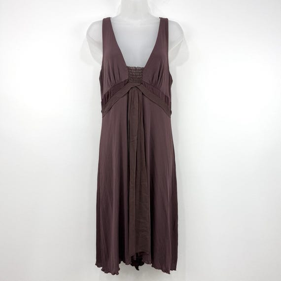 a line dress with slit Abbey Lace-Up Slit A-Line Satin Formal Dress main image 1