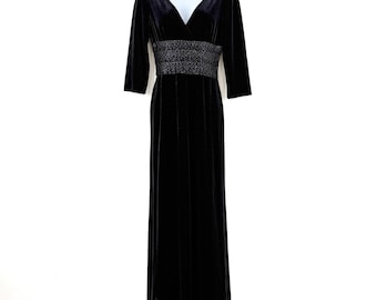 Jkara Black Beaded Cap Sleeve Evening Gown, Size 10 Formal Gown, Black Beaded Evening Gown, Drop Waist Black Beaded Formal, Beaded Vintage - Etsy Jkara Black Beaded Cap Sleeve Evening Gown, Size 10 Formal Gown, Black Beaded Evening Gown, Drop Waist Black Beaded Formal, Beaded Vintage - Etsy