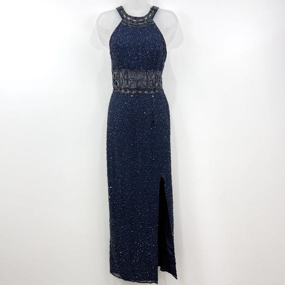 sean collection beaded dress VTG Y2K Silk S Glam Prom Formal Romantic Fairy ShopSmall Top 10 Shirt-Pant Combinations color:Green Sean Collection Dress 50713