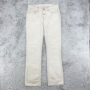 Marithe Francois Girbaud Pants Women's 32X33 Beige VTG Y2K Flare