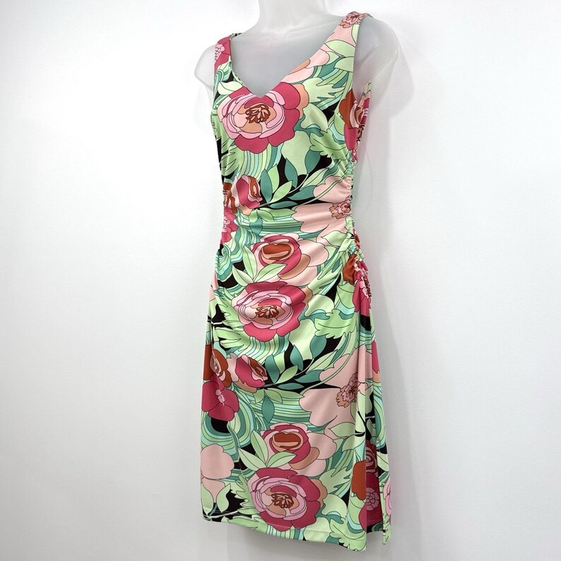 VTG Y2K BCBG Dress Womens XS Fairy Grunge Retro Feminine Whimsical Boho Stretch image 8