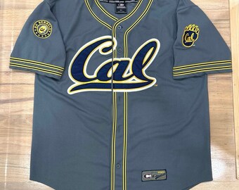 Men’s Vintage Colosseum Cal UC Berkeley NCAA Baseball Jersey Size XL