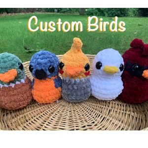 Custom Crochet Birds!