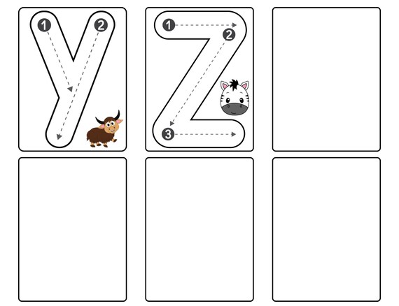 ABC Tracing, Alphabet, A-Z, Learn to Write, Handwriting, Finger