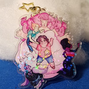 Portachiavi in acrilico Steven Universe da 4 pollici