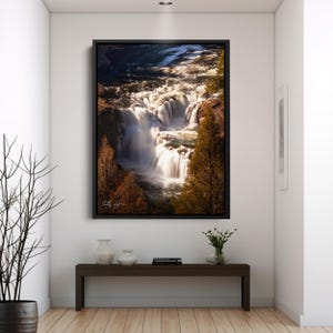 Lower Mesa Falls / Ashton / Idaho / Cascata / Stampa / Carta / Tela / Metallo / Acrilico