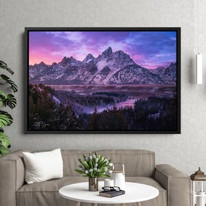 Grand Teton National Park | Snake River | Sunrise | Sunset | Print | Paper | Canvas | Metal | Acrylic