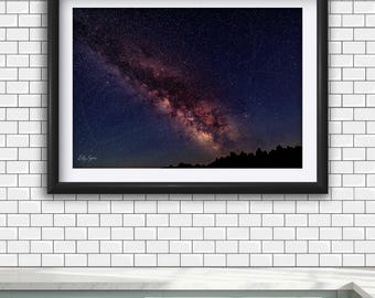 Milky Way Stars Print, Craters of The Moon National Monument Wall Art