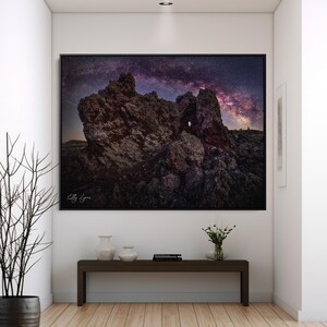 Milky Way Stars Print | Craters of The Moon National Monument | Night Sky | Constellations | Museum Quality Photo Art Print