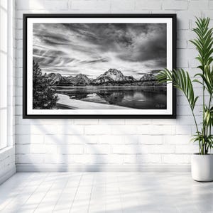 Grand Teton National Park Print: Mt Moran Reflection, Wyoming Wall Art